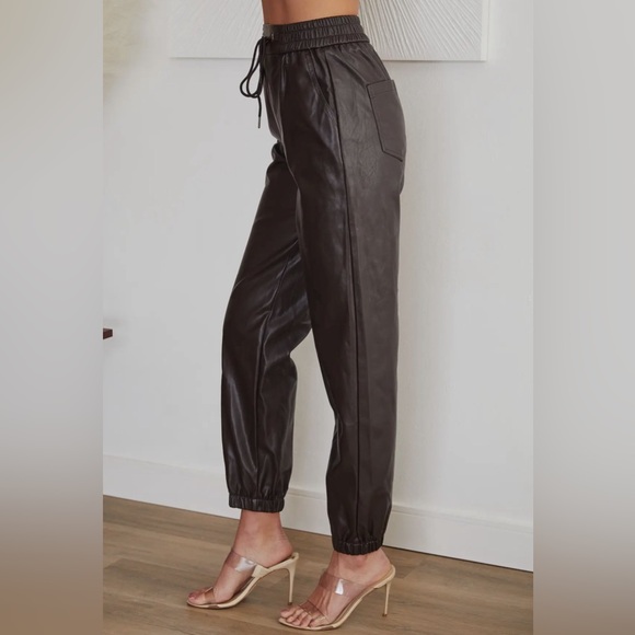 Ava Pu Cuffed Drawcord Pants - Picture 3 of 4